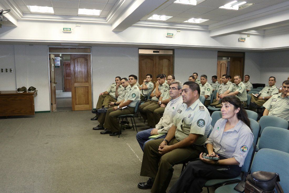 1TA realiza charla con Carabineros de la Región de Coquimbo