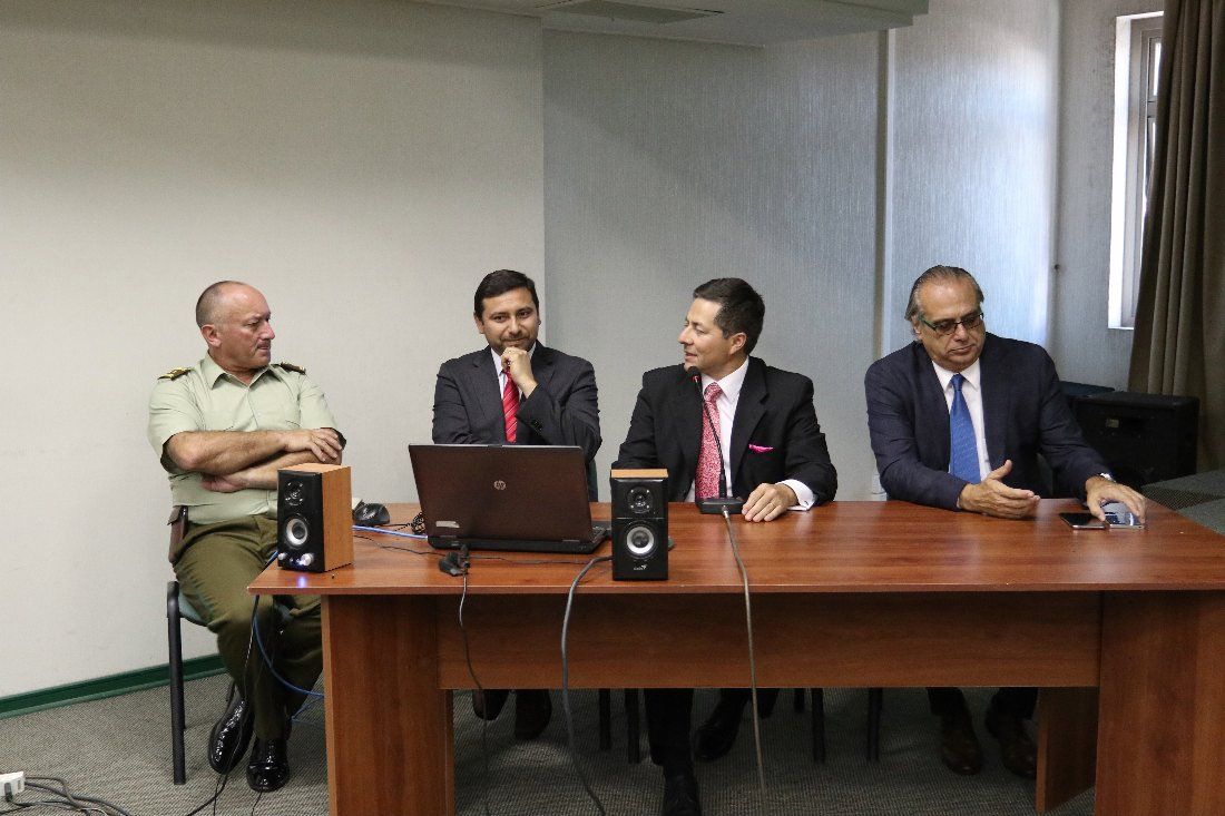 1TA realiza charla con Carabineros de la Región de Coquimbo