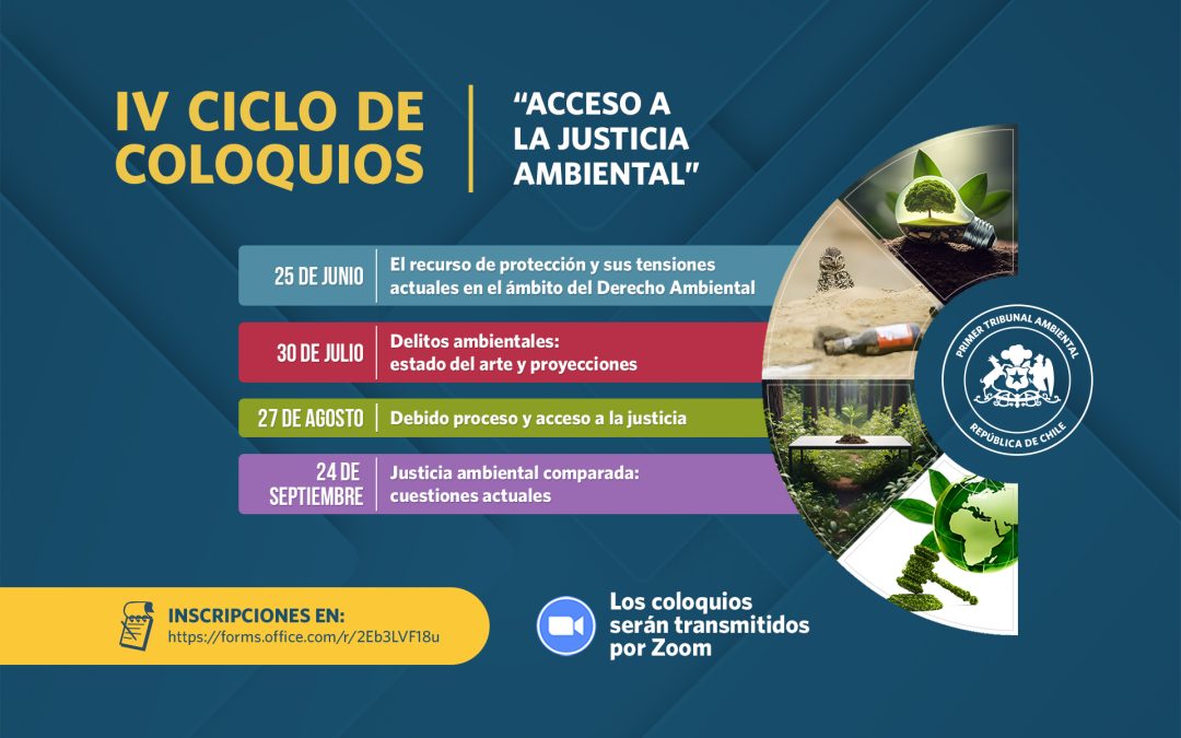 Comienza nuevo ciclo de coloquios del Primer Tribunal Ambiental