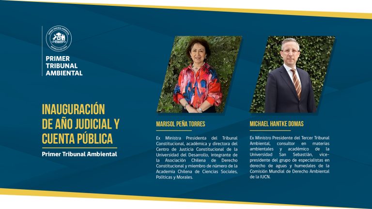 El Primer Tribunal Ambiental inaugurará su año judicial y dará su Cuenta Pública con una charla magistral