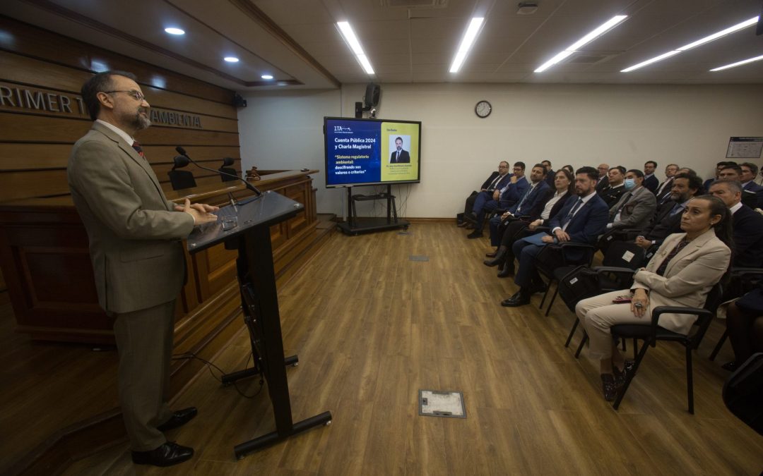 Con charla magistral, Primer Tribunal Ambiental presentó su cuenta pública 2024