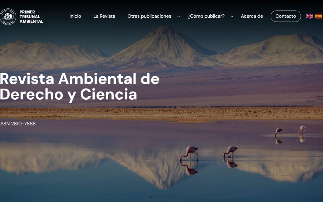 Primer Tribunal Ambiental presenta sitio web de su Revista Ambiental Derecho y Ciencia