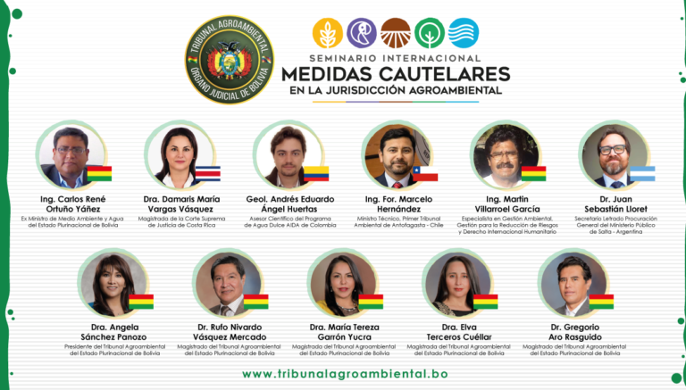 Ministro Marcelo Hernández participa en Seminario Internacional Medidas Cautelares en la Jurisdicción Agroambiental de Bolivia