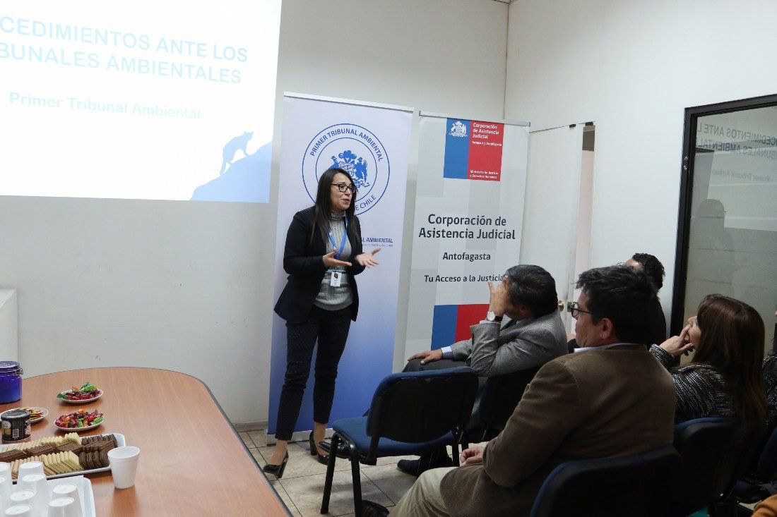 1TA Marca presencia en Calama con Charla en la Corporación de Asistencia Judicial