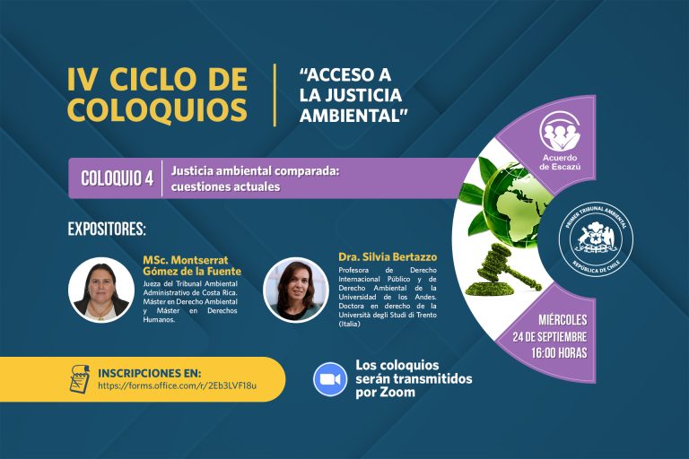 Último Coloquio del IV Ciclo sobre Acceso a la Justicia Ambiental