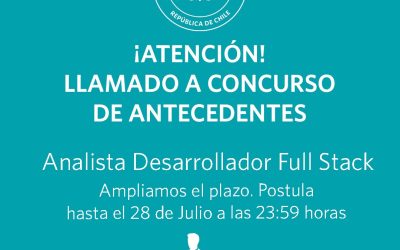 Concurso Público Analista Desarrollador Primer Tribunal Ambiental