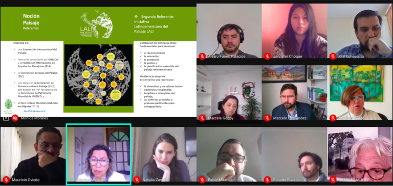 Equipo del Primer Tribunal Ambiental participó en conversatorio sobre el paisaje como factor de equidad, oportunidad y desarrollo