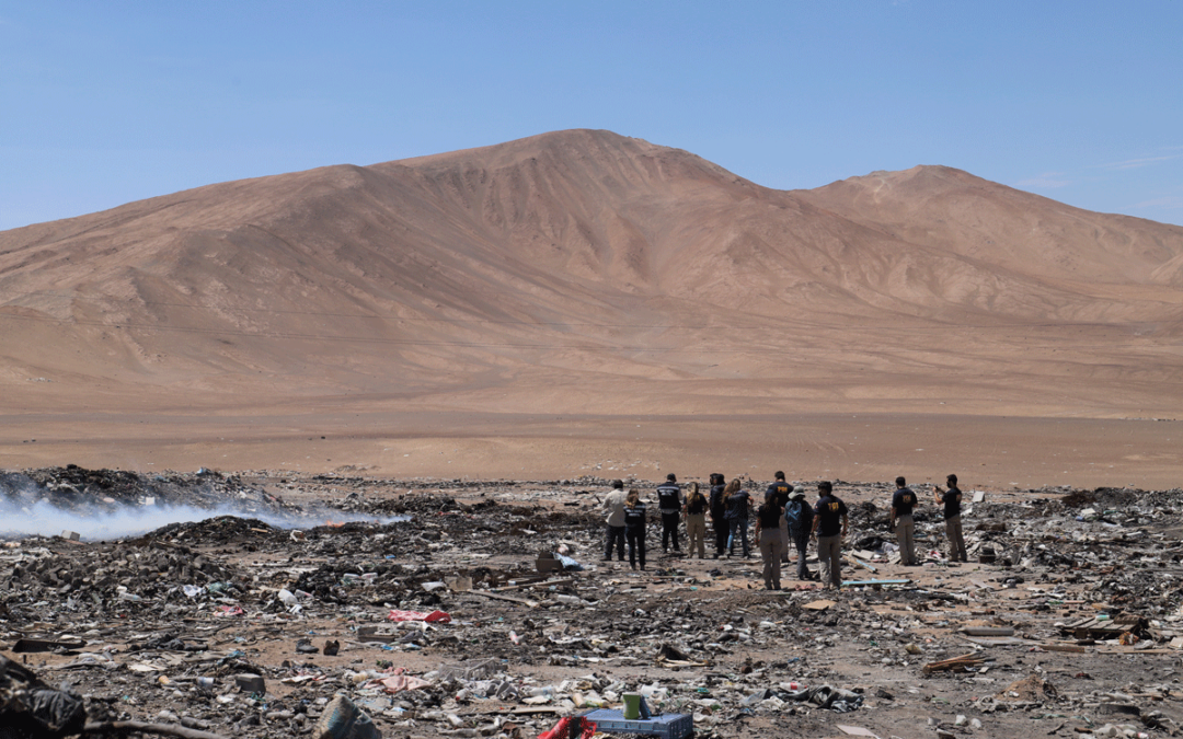 Primer Tribunal Ambiental realiza visita inspectiva a vertederos ilegales de Alto Hospicio en el marco de demanda por daño ambiental en contra del Fisco de Chile y la Municipalidad de la comuna