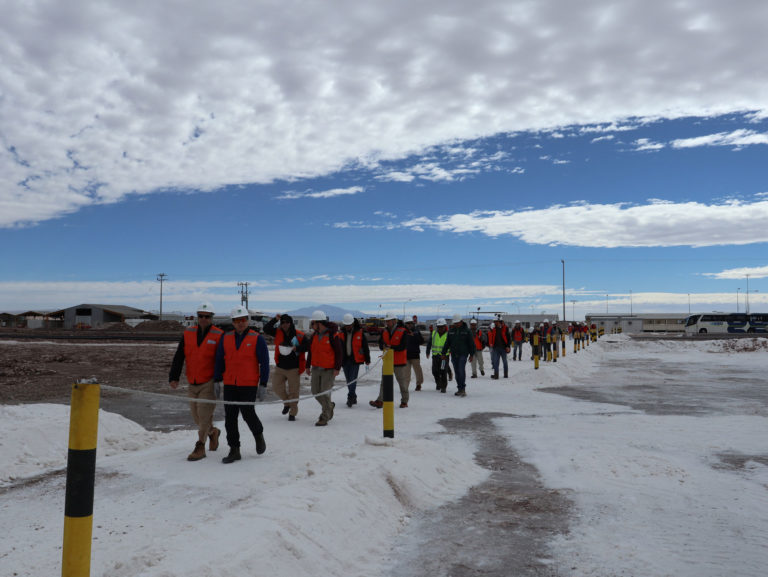 Visita inspectiva al Salar de Atacama