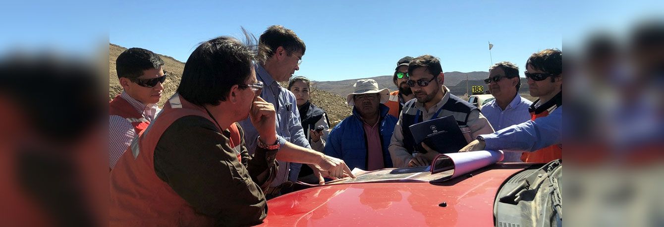 Ministro y equipo técnico del Primer Tribunal Ambiental inspecciona zona de influencia del Proyecto Desarrollo Mantoverde