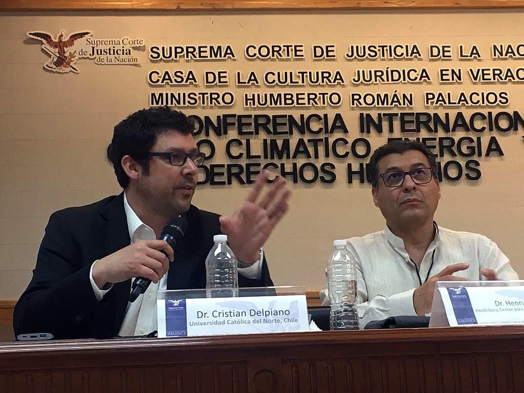 Ministro Cristián Delpiano participa como expositor en la I Conferencia Internacional de Cambio Climático, Energía y Derechos Humanos desarrollada en México
