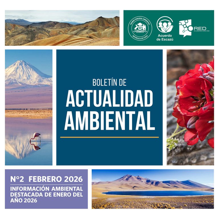 El Primer Tribunal Ambiental informa que ya está disponible el N° 2-2026 de su Boletín de Actualidad Ambiental.