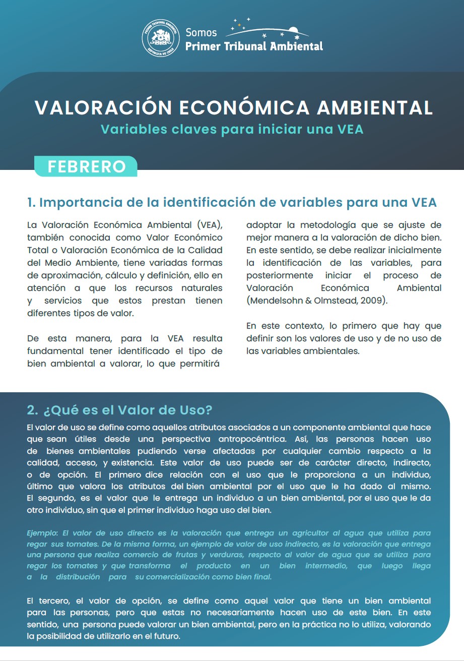 Valoración económica febrero 2023