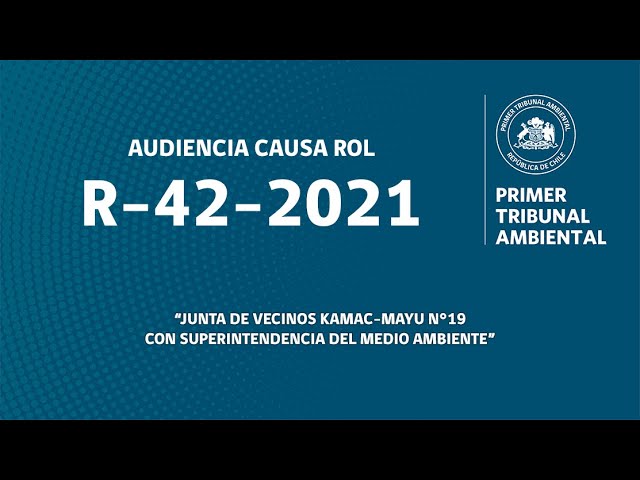 R-42-2021: «Junta de Vecinos Kamac-Mayu N°19 con SMA»