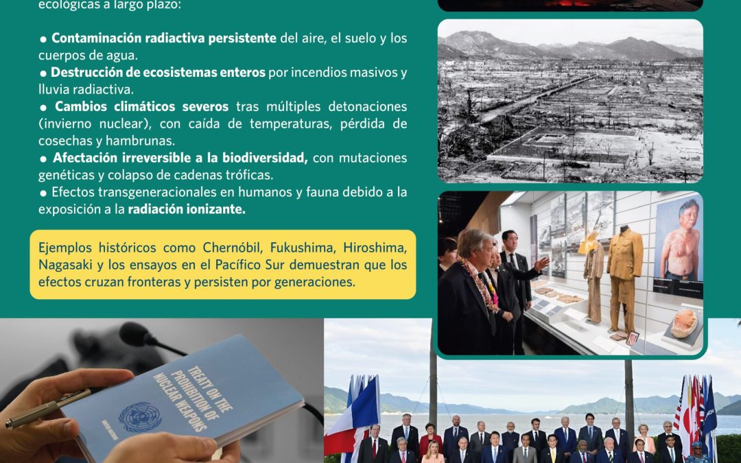 Te invitamos a conocer detalles del Tratado de Prohibición de las Armas Nucleares