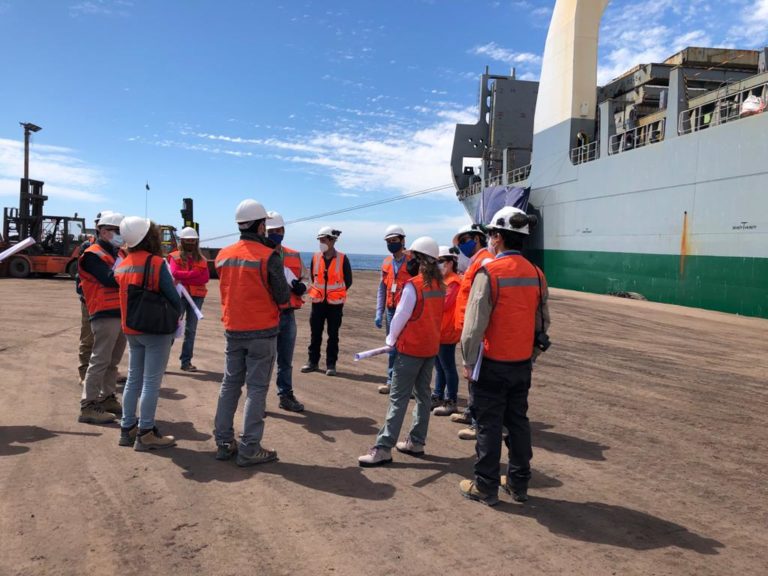Ministro en Ciencias y equipo de asesores realizaron visita de inspección a Puerto de Caldera