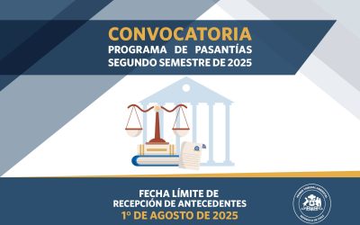 Convocatoria Programa de Pasantías Segundo Semestre 2025