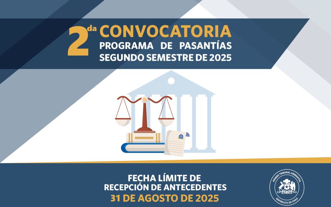 2da Convocatoria del programa de pasantías para el segundo semestre de 2025
