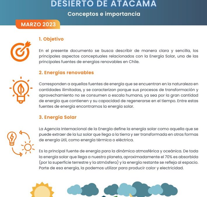 Energía solar en el Desierto de Atacama – marzo 23